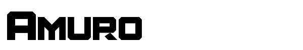 Amuro font preview
